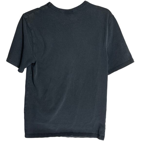 Champion T-Shirt Women Size S Black Colorful Logo Short Sleeve Crew Neck Retro - Picture 2 of 6